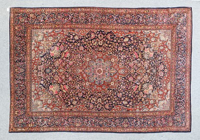 Lot 366 - Good Kashan Carpet Central Iran, circa 1930...