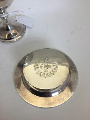 Lot 2068 - A George III Silver Travelling Communion-Cup and Paten