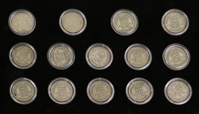 Lot 57 - 3x Danbury Mint British Coin Collections,...