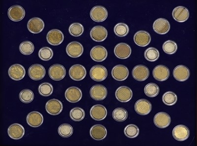 Lot 57 - 3x Danbury Mint British Coin Collections,...
