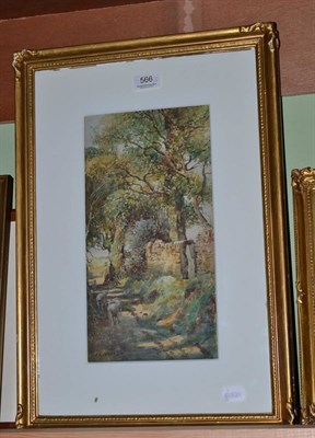 Lot 566 - J.G. Sykes pair of watercolours, framed