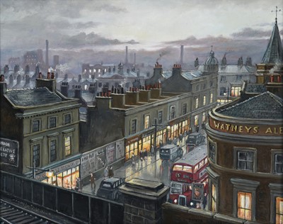 Lot 115 - Steven Scholes (b.1952) "Whitechapel, London,...