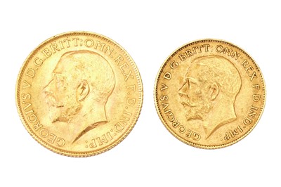 Lot 129 - George V, Sovereign 1913, obv. bare head left,...