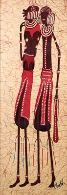 Lot 416 - Obadiah (20th/21st Century) African "Masai...