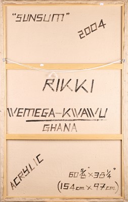 Lot 423 - Rikki Wemega-Kwawu (b.1959) Ghanaian "Sun Sum"...