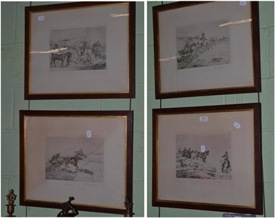 Lot 576 - After Alken, hunting scenes, a set of four colour prints (4)