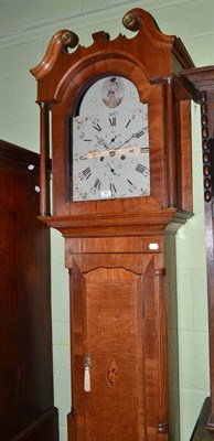 Lot 597 - An Agar of York oak and mahogany eight day longcase clock