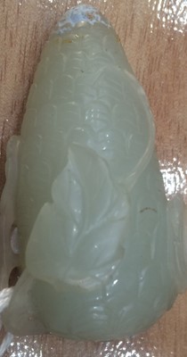 Lot 153 - A Chinese Jade Vase and Cover, in 18th century...