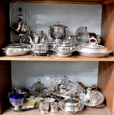 Lot 55 - A Large Collection of Assorted Silver Plate,...