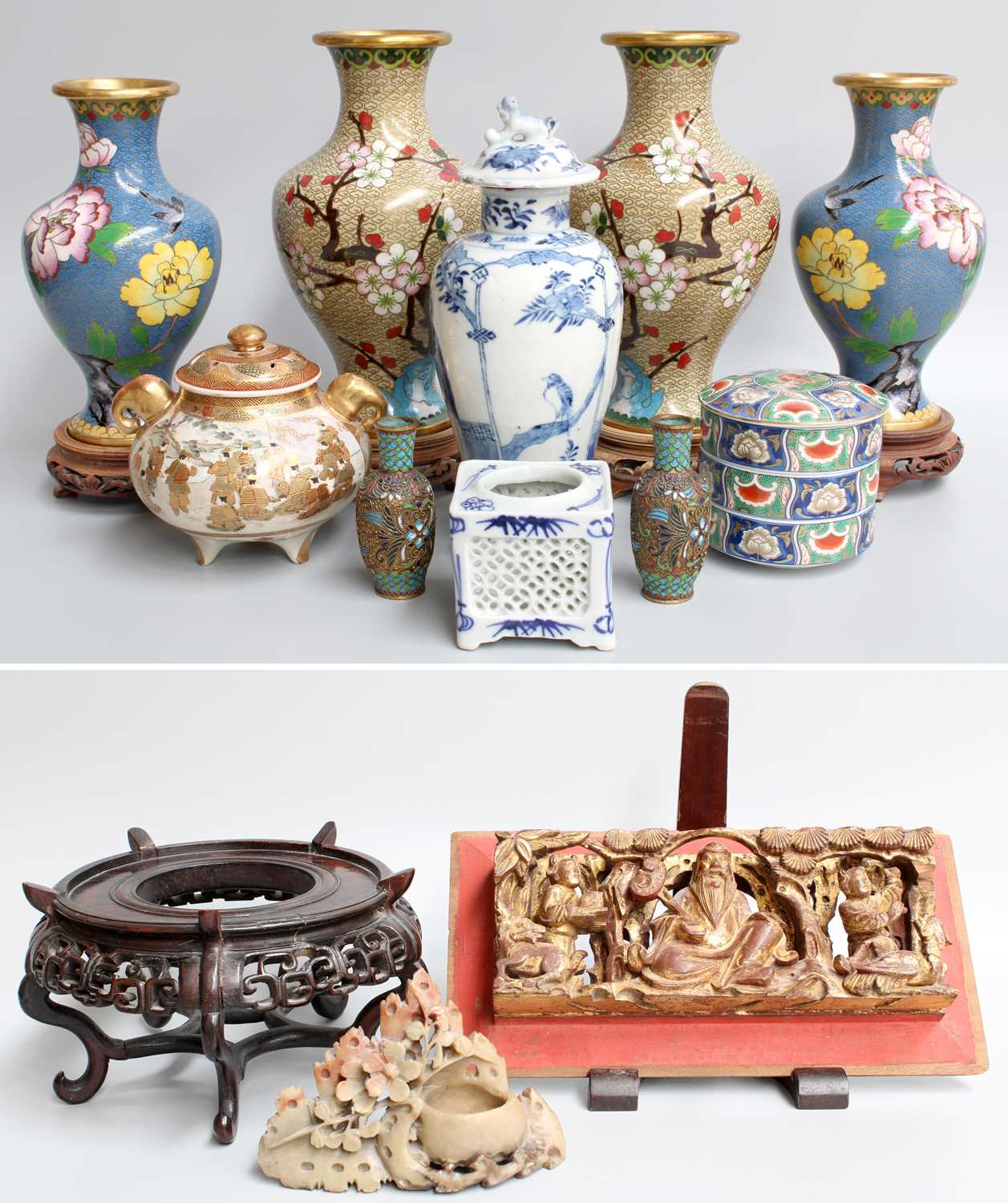 Lot 389 - Quantity of Asian Art, including a Chinese...