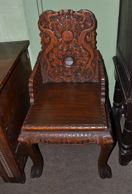 Lot 604 - Chinese chair