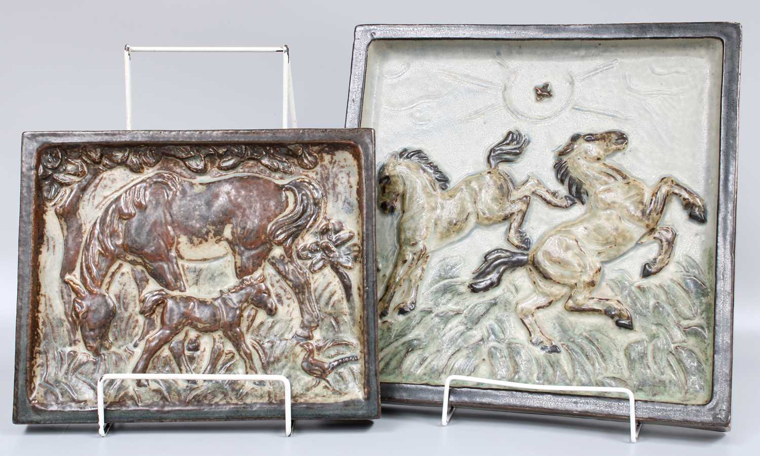Lot 419 - Royal Copenhagen Pottery Plaque, Knud Kyhn...