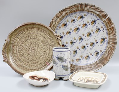 Lot 415 - Winstanley Pottery, various models of cats,...