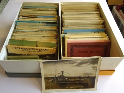 Lot 237 - Two Shoe Boxes holding a large amount of cards....