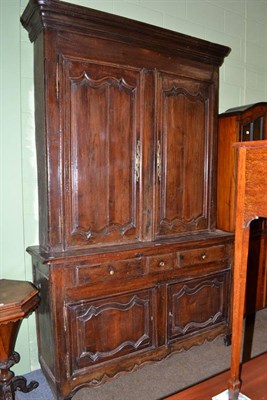 Lot 614 - An early 19th century French provincial oak dresser