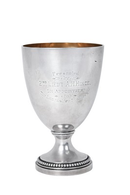 Lot 11 - A Victorian Silver Goblet, Marks Worn, London,...