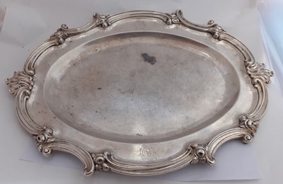 Lot 2282 - A Pair of Victorian Silver Meat-Dishes