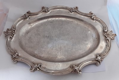 Lot 2281 - A Pair of Victorian Silver Meat-Dishes