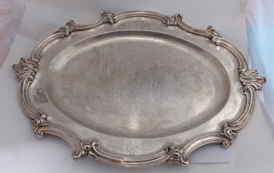 Lot 2281 - A Pair of Victorian Silver Meat-Dishes