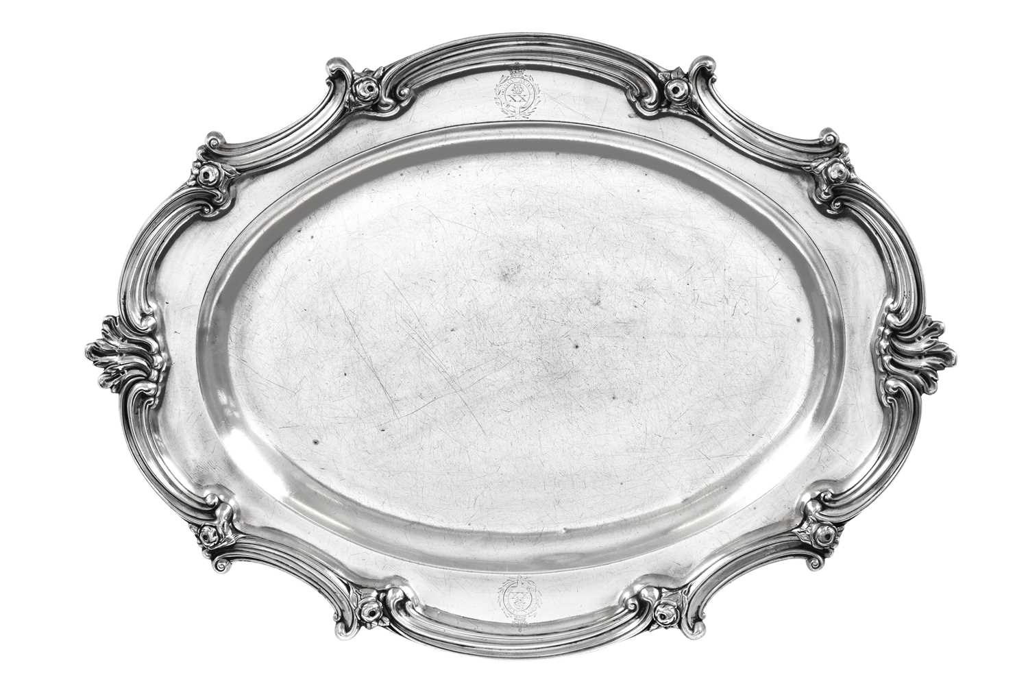 Lot 2279 - A Victorian Silver Meat-Dish