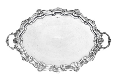 Lot 2302 - An Edward VII Silver Tray