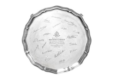 Lot 2304 - A George V Silver Salver