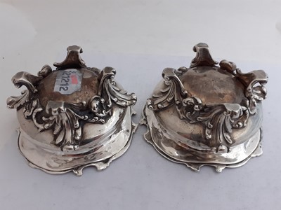 Lot 2283 - A Set of Six Victorian Silver Salt-Cellars