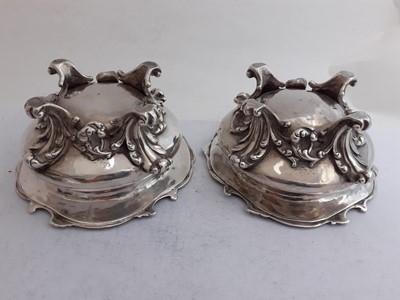 Lot 2283 - A Set of Six Victorian Silver Salt-Cellars