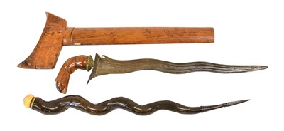 Lot 156 - A 19th Century Buginese Kris, Sulawesi, with...