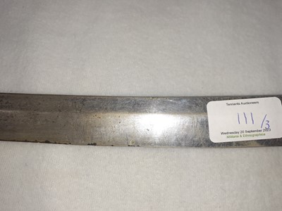 Lot 111 - A Japanese Shinto Short Katana, the 66cm steel...