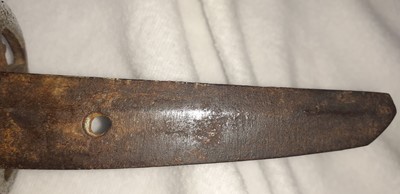 Lot 111 - A Japanese Shinto Short Katana, the 66cm steel...