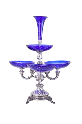 Lot 2051 - A German Silver Epergne Centrepiece Epergne