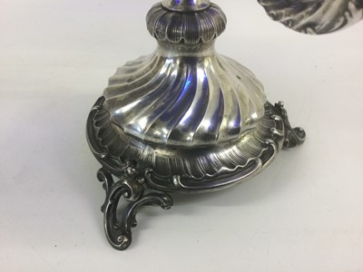 Lot 2051 - A German Silver Epergne Centrepiece Epergne