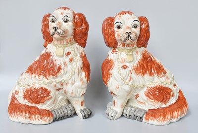 Lot 318 - A Pair of Reproduction Staffordshire Style...