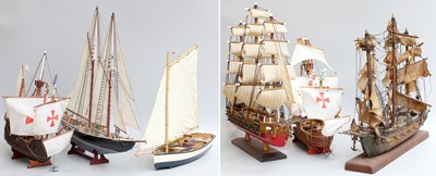 Lot 1203 - Six Model Boats