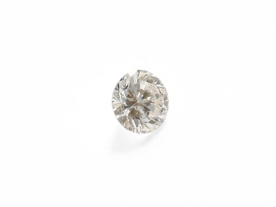 Lot 279 - A Loose Round Brilliant Cut Diamond, weighing...