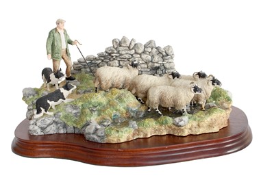 Lot 2146 - Border Fine Arts 'The Crossing' (Shepherd,...