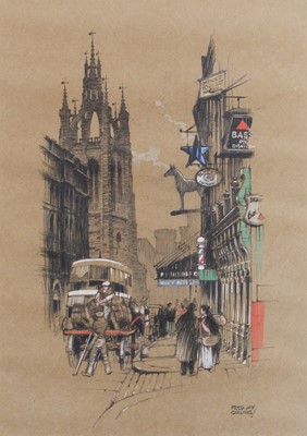 Lot 1011 - Fred Jay Girling (1900-1982) Newcastle street...