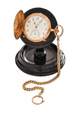 Lot 1 - A 14 Carat Gold Full Hunter Pocket Watch, and...