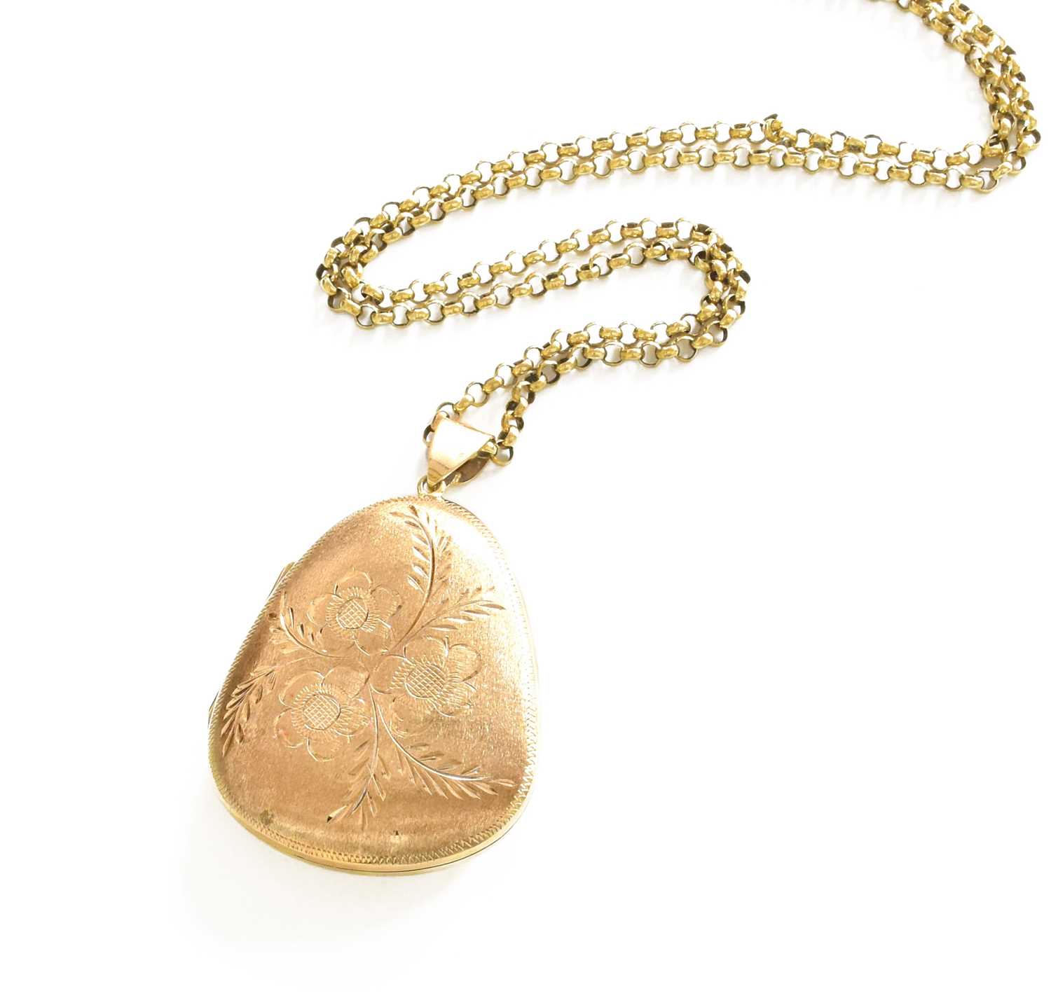 9 carat gold locket and deals chain