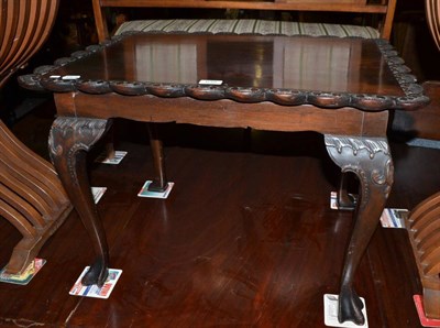 Lot 639 - George III style coffee table