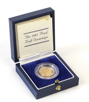 Lot 180 - Elizabeth II, Proof Half Sovereign 1983, obv....