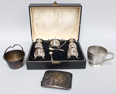 Lot 67 - A Collection of Assorted Silver, comprising a...