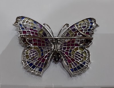 Lot 2318 - An Art Deco Ruby, Diamond, Blue, Purple and...