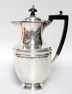 Lot 17 - A George V Silver Hot-Water Jug, by James...
