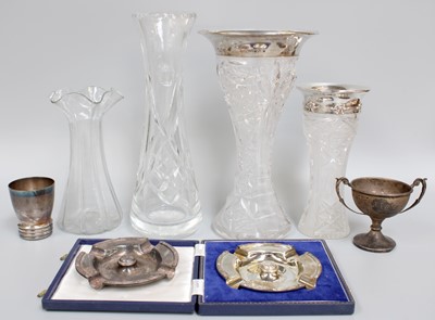 Lot 73 - A Collection of Assorted Silver, Silver...