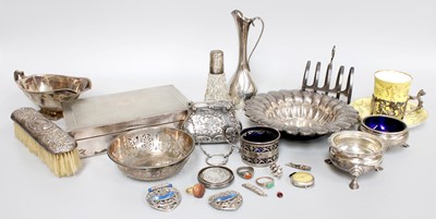 Lot 69 - A Collection of Assorted Silver and Silver...