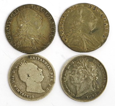 Lot 183 - Assortment of 18th and 19th Century Shillings,...