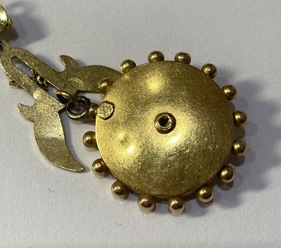 Lot 240 - An East Lancashire Egypt Enamel Sweetheart...