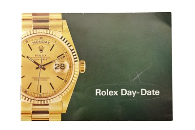 Lot 2192 - Rolex: An 18 Carat Gold Automatic Day/Date...